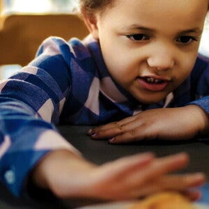 A child refusing eating food
