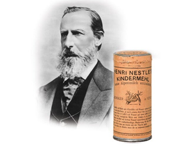 with Henri Nestlé with Henri Nestlé
